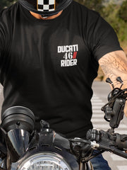Men's Black Bike Rider T-Shirt
