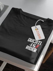 Men's Black Bike Rider T-Shirt