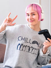 Women's Regular Fit Sweatshirt - Chill Out