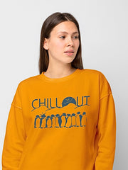 Women's Regular Fit Sweatshirt - Chill Out