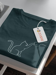 Women's Friendly Cat T-Shirt