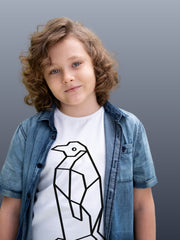 KIDS Geometric Penguin T- Shirt
