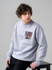 Regular Fit Sweatshirt - Geometric Penguin