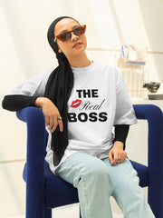 Women's Oversized Classic Tee | The Real Boss