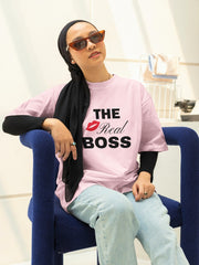 Women's Oversized Classic Tee | The Real Boss