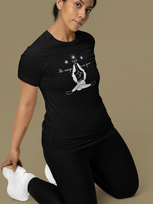Women's Yoga T Shirt - The Magic Is In You